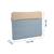   dusty blue polyester colour blocked laptop sleeve (upto 16")