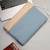   dusty blue polyester colour blocked laptop sleeve (upto 14")