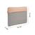   sage green polyester colour blocked laptop sleeve (upto 14")