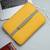  mustard & olive polyester color blocked laptop sleeve (upto 16")