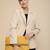   mustard & olive polyester color blocked laptop sleeve (upto 16")
