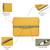   mustard & olive polyester color blocked laptop sleeve (upto 16")