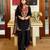 black color embroidery and sequin work cotton kurti palazzo set