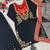 black color embroidery and sequin work cotton kurti palazzo set
