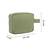   olive green polyester travel pouch