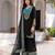 black color embroidery and sequin work cotton kurti palazzo set