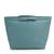   dusty teal blue polyester solid travel bag