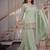 peach embroidery fendi crush full stitched sharara plazo