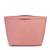   dusty rose pink polyester solid travel bag