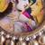 radha krishna peacock feather hanging for home decor