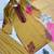mustard color embroidery and thread work cotton kurti salwar set