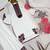 white color embroidery and thread work cotton kurti salwar set