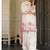 off white print cotton full stitched farshi salwar