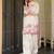off white print cotton full stitched farshi salwar
