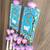 shubh labh cow design hanging with peony flowers pack of 2