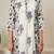 Lavender floral hand block printed cotton kurta pant set of 2
