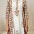 Red floral hand block printed cotton kurta pant set of 2
