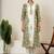 Yellow floral hand block printed cotton kurta pant set of 2