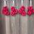 gulab gota chakri latkan toran for home decor pack of 4