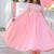 baby pink embroidery silk blend  full stitched anarkali suit 