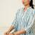 Blue hand block printed cotton co-ord set