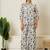 Lavender hand block printed cotton co-ord set