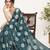 Rama floral chiffon ethnic saree