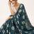 Rama floral chiffon ethnic saree
