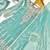 sea green color embroidery sequin cording work and real mirror handwork silk blend kurti palazzo set