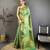Women's light green soft silk leheriya saree with unstitched blouse