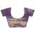 Women's purple soft silk leheriya saree with unstitched blouse