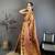 Women's maroon soft silk leheriya saree with unstitched blouse