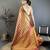 Women's maroon soft silk leheriya saree with unstitched blouse