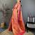 Women's pink soft silk leheriya saree with unstitched blouse
