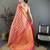 Women's pink soft silk leheriya saree with unstitched blouse