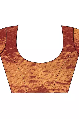 women's pink soft silk blend saree with unstitched blouse