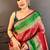Women's red & purple soft silk banarasi saree with unstitched blouse