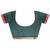 Women's green & red soft silk banarasi saree with unstitched blouse