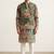 V neck printed kurta for men |navratri kurta