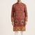 V neck printed kurta for men |navratri kurta