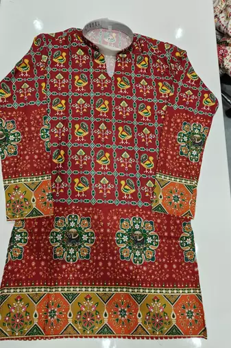V neck printed kurta for men |navratri kurta
