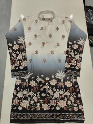 V neck printed kurta for men |navratri kurta 2