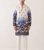 V neck printed kurta for men |navratri kurta