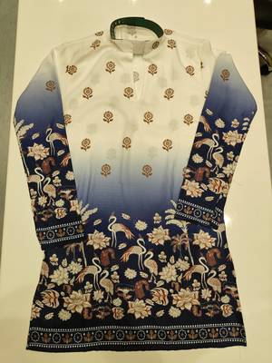 V neck printed kurta for men |navratri kurta 2