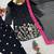 black color embroidery and sequin work faux georgette kurti dhoti set