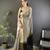Women's grey cotton silk banarasi saree with unstitched blouse