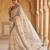 Women's rust satin silk partywear saree with unstitched blouse