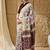 Geometric print cotton silk regular saree