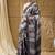 Black abstract print cotton silk regular saree