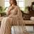 Women's rust net partywear saree with unstitched blouse